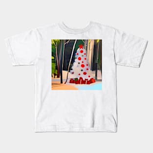 Christmas Tree in the Forest Kids T-Shirt